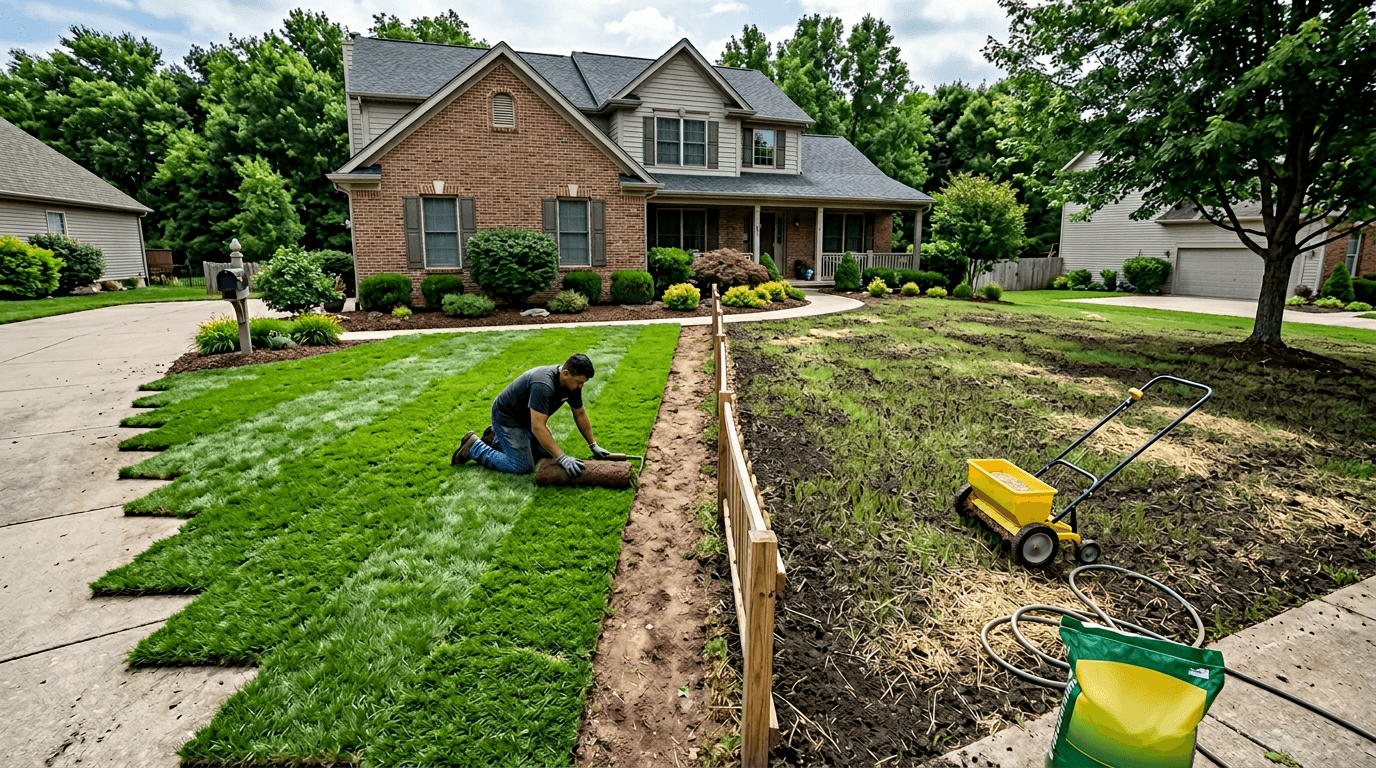 Sod vs. Seeding: Which Is Right for Your Lawn?
