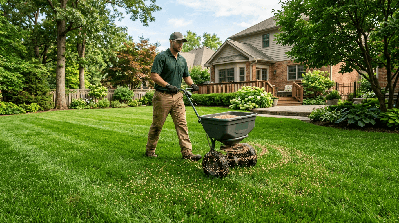 Fertilization & Seeding — service photo